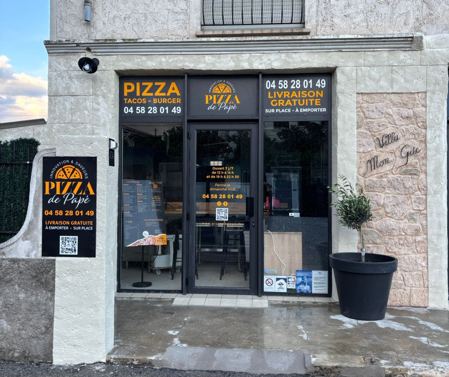 Le restaurant Pizza de Papé à Antibes